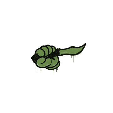 Sealed Graffiti | Backstab (Battle Green) image 360x360