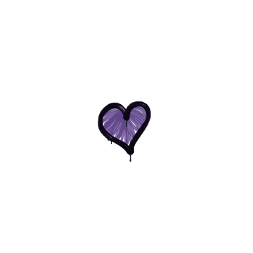 Sealed Graffiti | Heart (Monster Purple) image 360x360