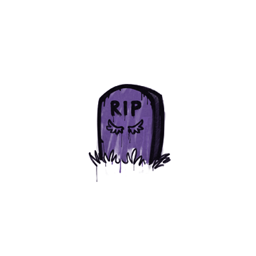 Sealed Graffiti | Tombstone (Monster Purple) image 360x360