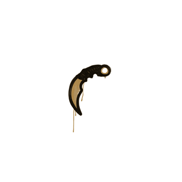 Sealed Graffiti | Karambit (Desert Amber) image 360x360