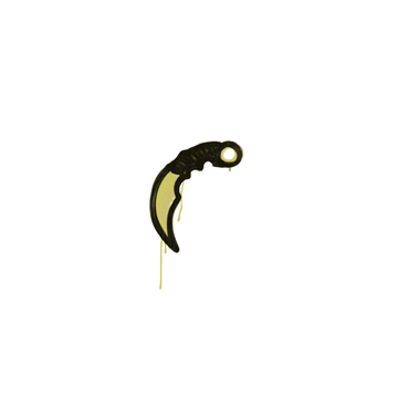 Sealed Graffiti | Karambit (Tracer Yellow) image 360x360