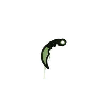 Sealed Graffiti | Karambit (Battle Green) image 360x360