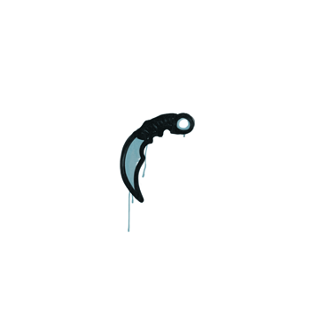 Sealed Graffiti | Karambit (Wire Blue) image 360x360