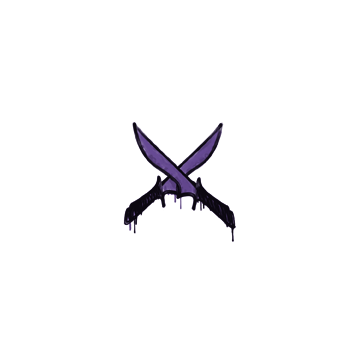 Sealed Graffiti | X-Knives (Monster Purple) image 360x360