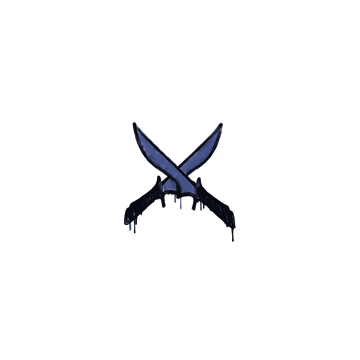 Sealed Graffiti | X-Knives (SWAT Blue) image 360x360