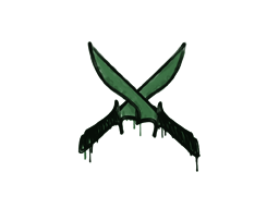 Sealed Graffiti | X-Knives (Jungle Green)