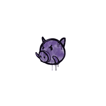 Sealed Graffiti | Piggles (Monster Purple) image 360x360