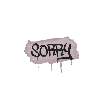 Sealed Graffiti | Sorry (War Pig Pink) image 360x360