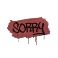 Sealed Graffiti | Sorry (Blood Red) image 120x120