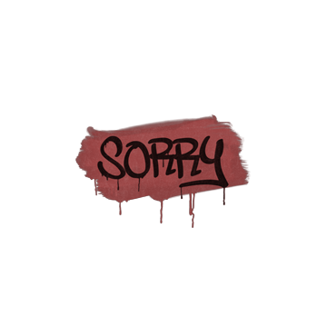 Sealed Graffiti | Sorry (Blood Red) image 360x360