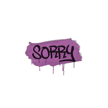 Sealed Graffiti | Sorry (Bazooka Pink) image 360x360