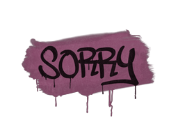 Sealed Graffiti | Sorry (Princess Pink)