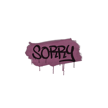 Sealed Graffiti | Sorry (Princess Pink) image 360x360