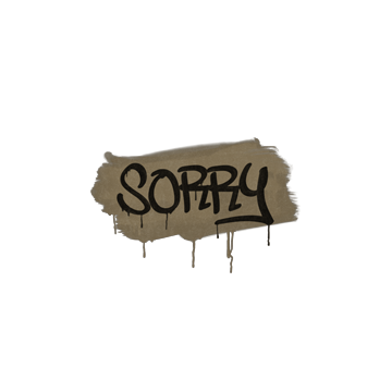 Sealed Graffiti | Sorry (Dust Brown) image 360x360