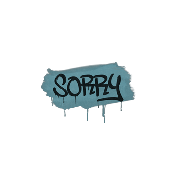 Sealed Graffiti | Sorry (Wire Blue) image 360x360