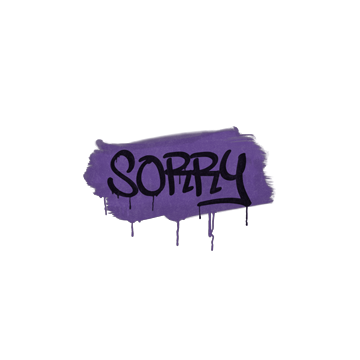 Sealed Graffiti | Sorry (Monster Purple) image 360x360