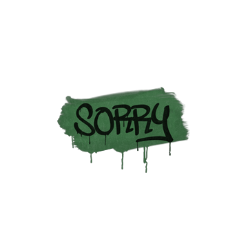 Sealed Graffiti | Sorry (Jungle Green) image 360x360