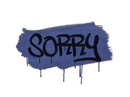 Sealed Graffiti | Sorry (SWAT Blue)