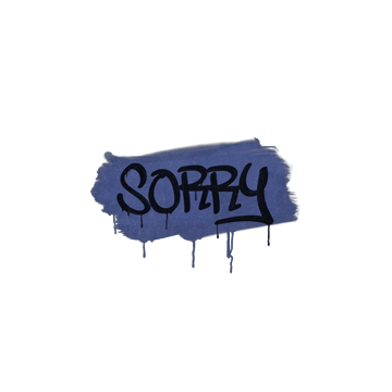 Sealed Graffiti | Sorry (SWAT Blue) image 360x360