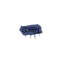 Sealed Graffiti | Sorry (SWAT Blue)