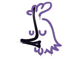 Sealed Graffiti | Recoil AK-47 (Monster Purple)