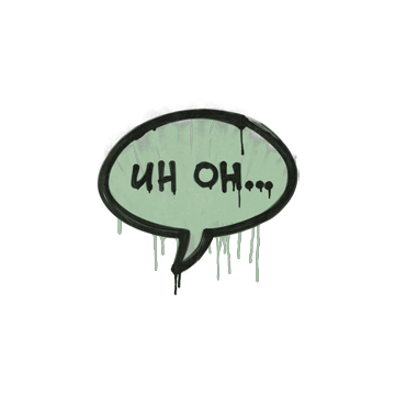 Sealed Graffiti | Uh Oh (Cash Green) image 360x360