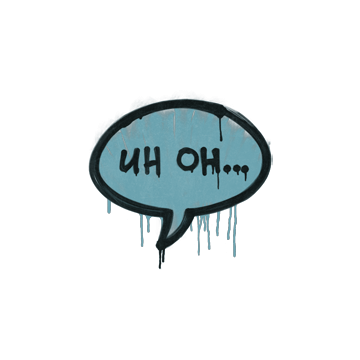 Sealed Graffiti | Uh Oh (Wire Blue) image 360x360