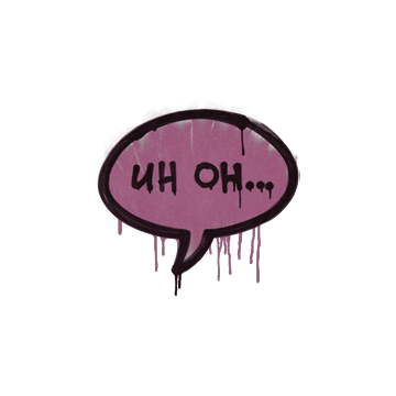 Sealed Graffiti | Uh Oh (Princess Pink) image 360x360