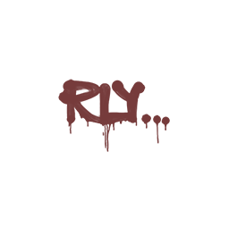Sealed Graffiti | Rly (Brick Red)