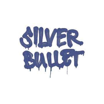 Sealed Graffiti | Silver Bullet (SWAT Blue) image 360x360