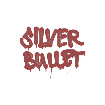 Sealed Graffiti | Silver Bullet (Blood Red) image 360x360