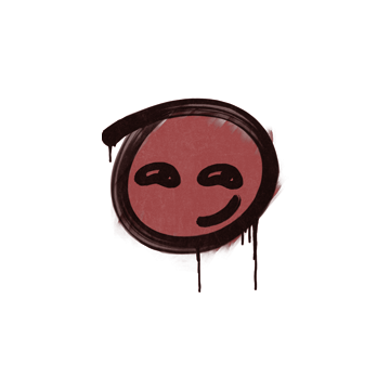 Sealed Graffiti | Smirk (Blood Red) image 360x360