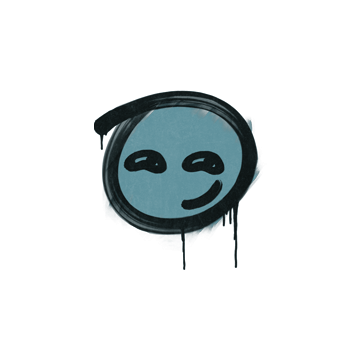 Sealed Graffiti | Smirk (Wire Blue) image 360x360