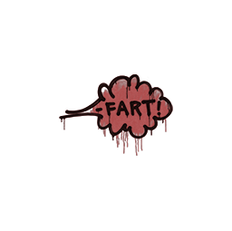 Sealed Graffiti | Fart (Blood Red)
