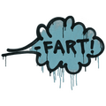 Sealed Graffiti | Fart (Wire Blue) image 120x120