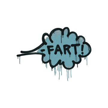 Sealed Graffiti | Fart (Wire Blue) image 360x360