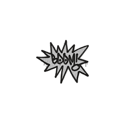 Sealed Graffiti | BOOM (Shark White)