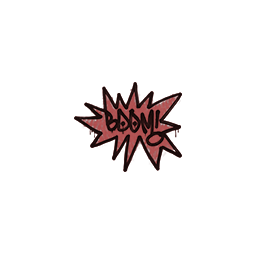 Sealed Graffiti | BOOM (Blood Red)