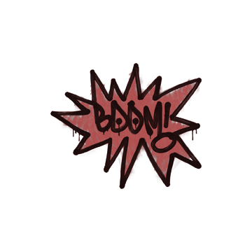 Sealed Graffiti | BOOM (Blood Red) image 360x360