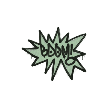 Sealed Graffiti | BOOM (Cash Green) image 360x360