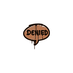 Sealed Graffiti | Denied (Tiger Orange)