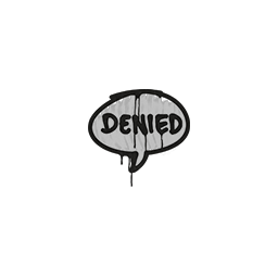 Sealed Graffiti | Denied (Shark White)