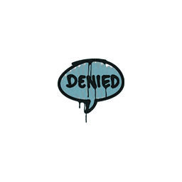 Sealed Graffiti | Denied (Wire Blue)