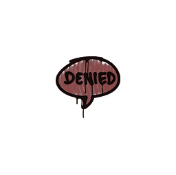 Sealed Graffiti | Denied (Brick Red)