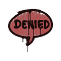 Sealed Graffiti | Denied (Blood Red) image 120x120