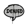 Sealed Graffiti | Denied (Shark White) image 120x120