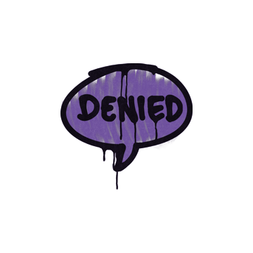 Sealed Graffiti | Denied (Monster Purple) image 360x360