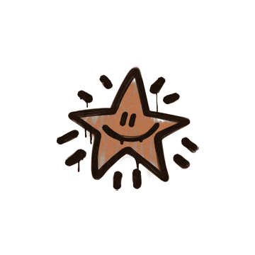 Sealed Graffiti | Shining Star (Tiger Orange) image 360x360