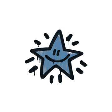 Sealed Graffiti | Shining Star (Monarch Blue) image 360x360