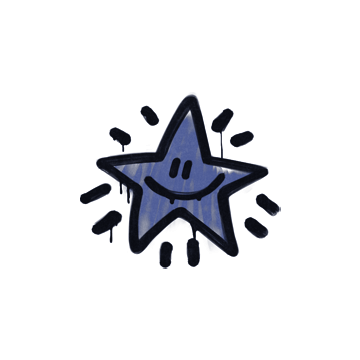 Sealed Graffiti | Shining Star (SWAT Blue) image 360x360